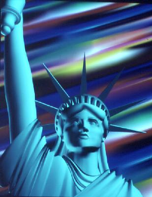 Where is Lady Liberty Leading the People?